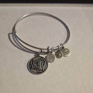Alex and Ani Silver Charm Bracelet